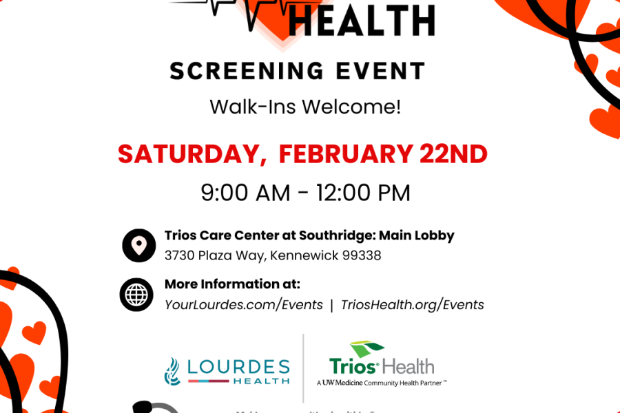 Heart Health Screening Event on February 22